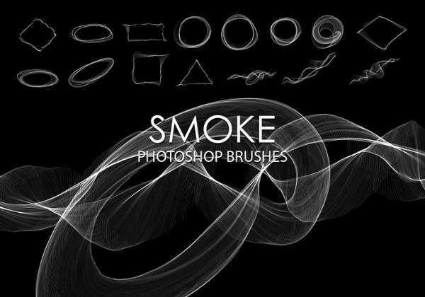 Кисть для фотошопа - Геометрия дыма