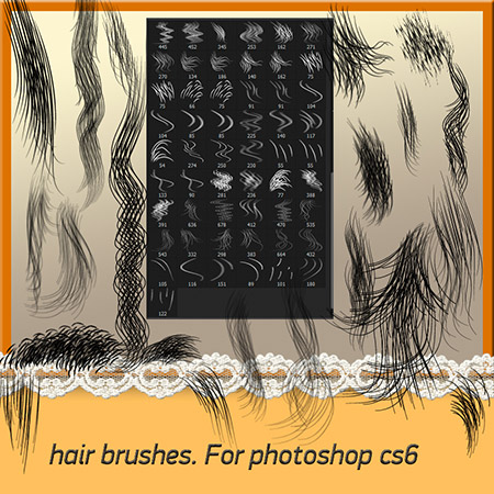 Кисть для фотошопа - Волосы