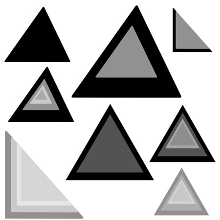 Кисть для фотошопа - Треугольники