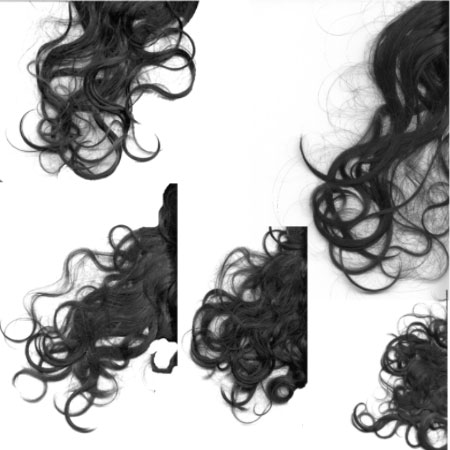 Кисть для фотошопа - Локоны волос