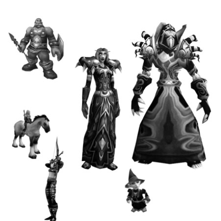 Кисть для фотошопа - Герои Вар Крафта World of Warcraft
