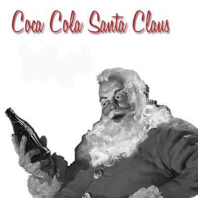 Кисть для фотошопа - Санта и Кока Кола