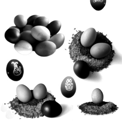 Кисть для фотошопа - Пасхальные яйца