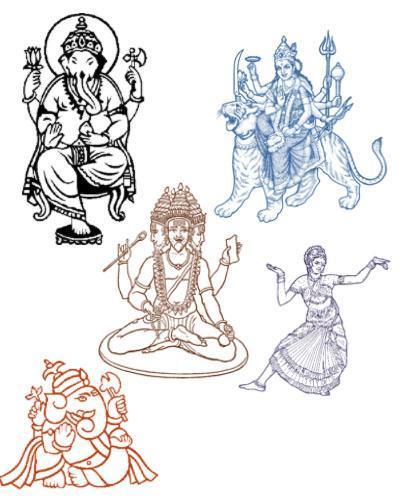Изображения по запросу Индийские рисунки