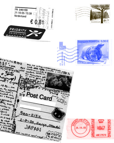 Кисть для фотошопа - Марки, конверты, печати