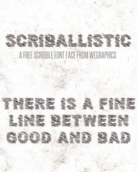 Шрифт - Scriballistic