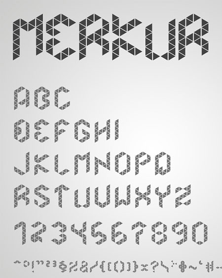 Шрифт - Merkur