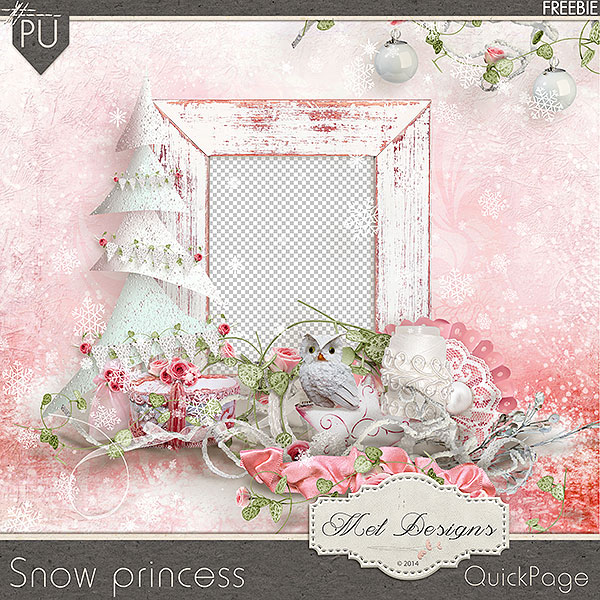 Рамка для фото - Снежная принцесса