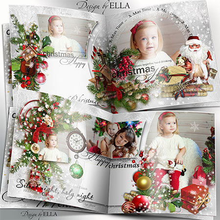 Рамка для фото  -  Фото книга Светлый праздник Рождества Часть 4