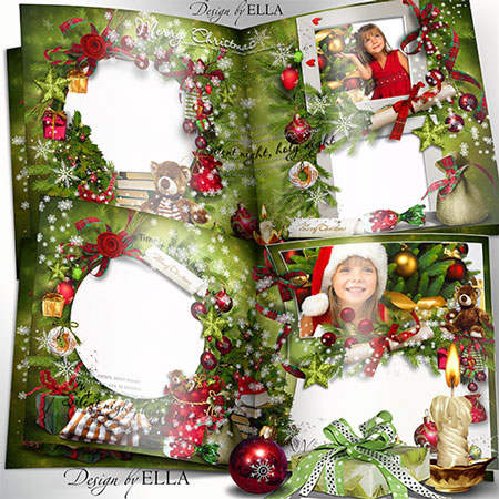 Рамка для фото  -  Фото книга Праздник Рождества Часть 5