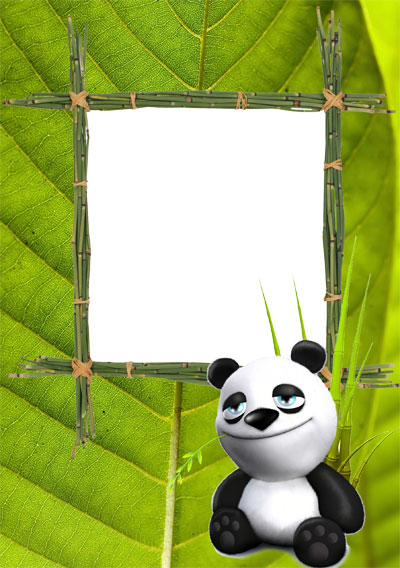 Рамка для фото - Маленький панда