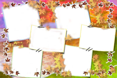 Рамка для фото - Осенний листопад