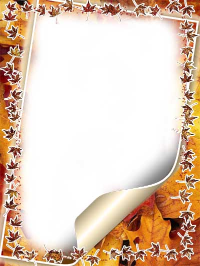 Рамка для фото - Осенняя