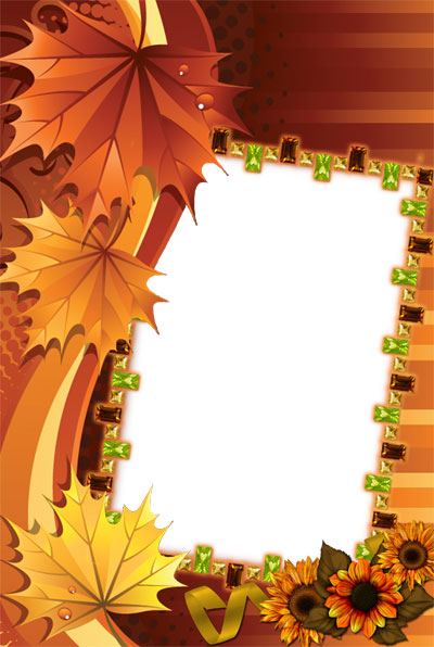 Рамка для фото - Осенний листопад