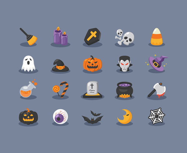 Иконки - Страшный Хеллоуин