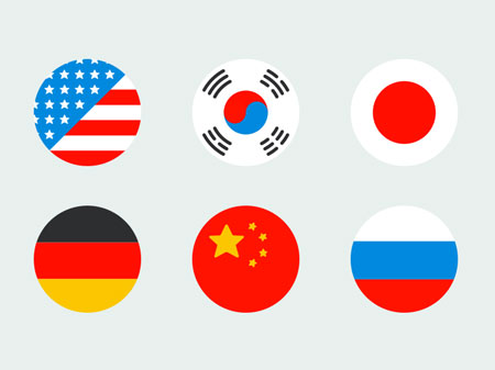 Иконки - Флаги стран