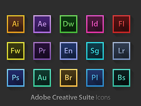  Иконки - Программы от компании Adobe