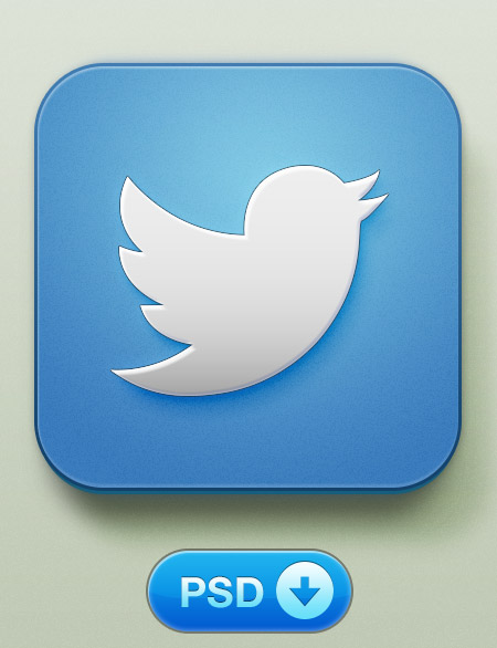 Иконки - Твиттер птичка
