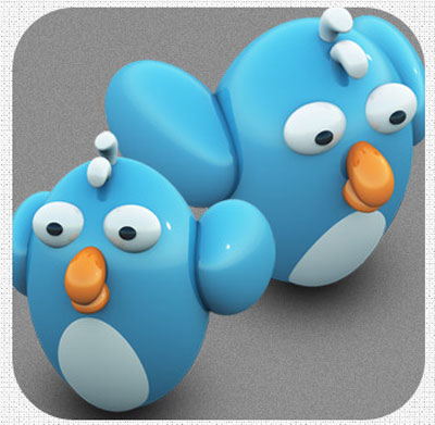 Иконки - Твиттер птичка