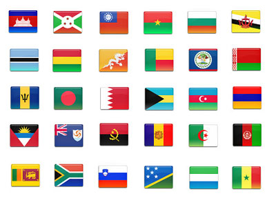 Иконки - Флаги стран мира