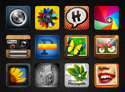 Иконки для фотошопа - Iphone Apps