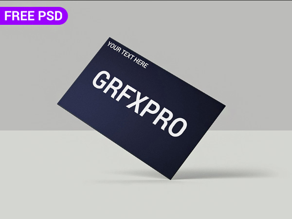 PSD исходник - Бизнес карточка (Mock up)