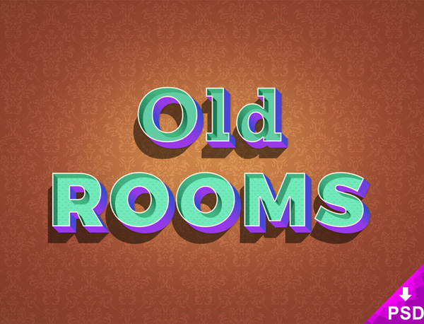 PSD исходник - Old Rooms