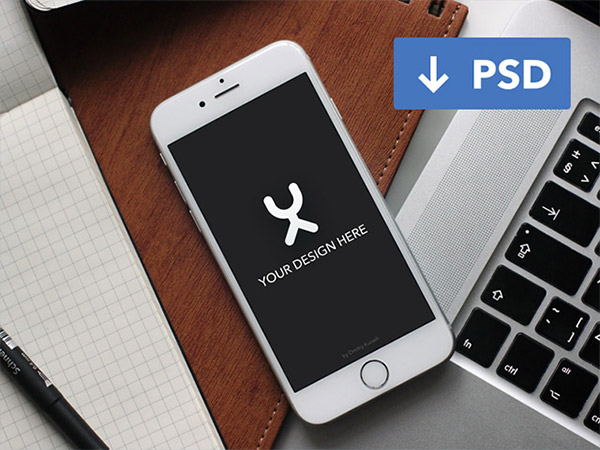 PSD исходник - iPhone 6 mockup