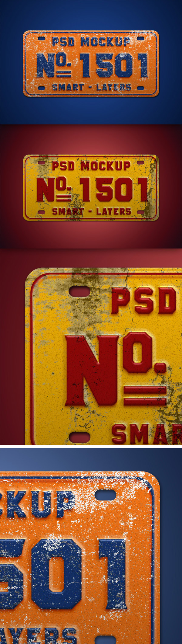 PSD исходник - Табличка с номером