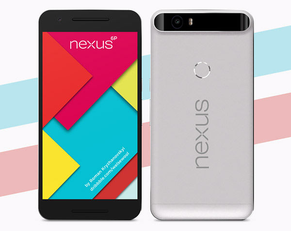 PSD исходник - Nexus 6 Mockup