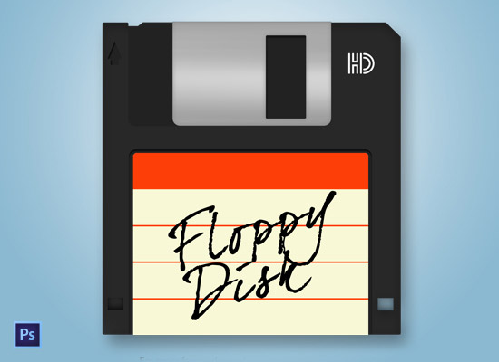 PSD исходник - Диск Floppy