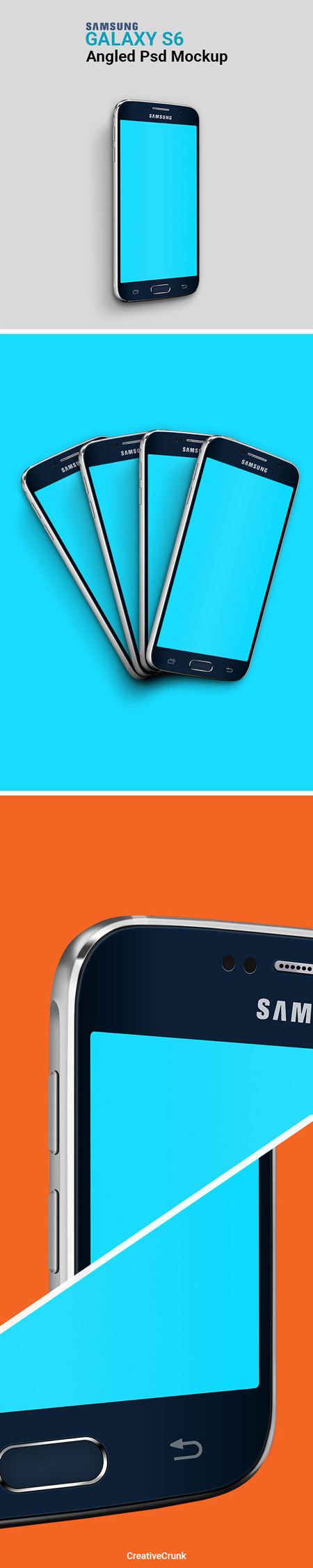 PSD исходник - Samsung Galaxy S 6