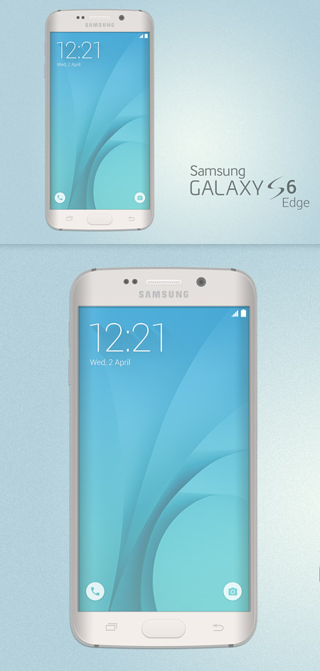 PSD исходник - Samsung Galaxy S6 (MockUp)