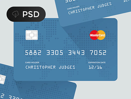 PSD исходник - Кредитка
