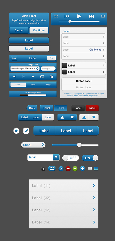  Web-дизайн - Интерфейс Tablet/Phone
