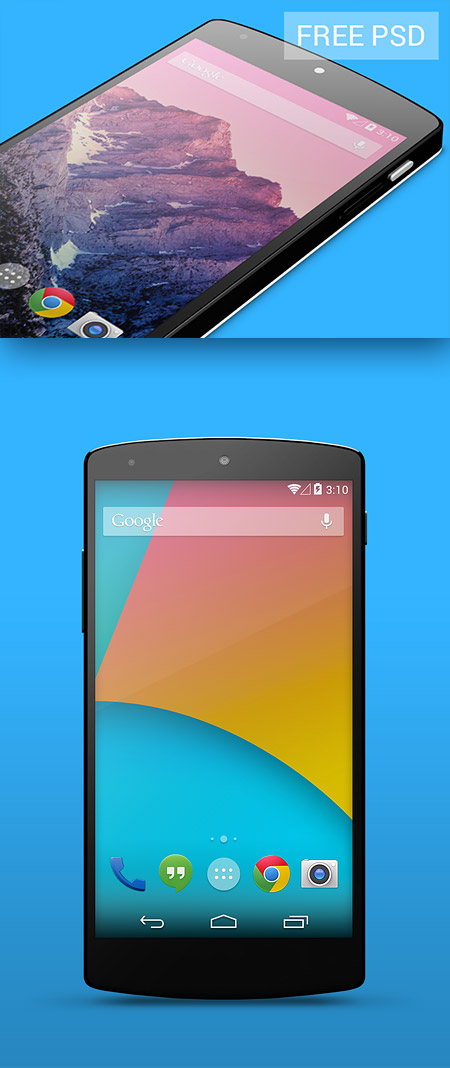 PSD исходник - Nexus 5