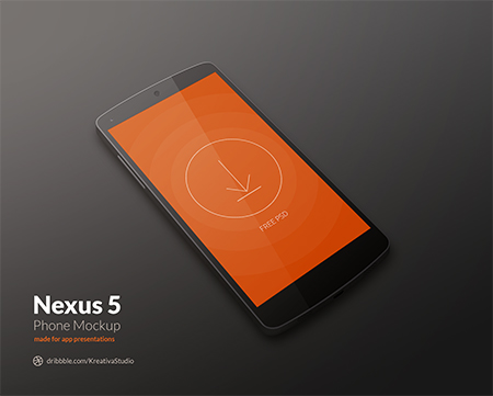 PSD исходник - Nexus 5