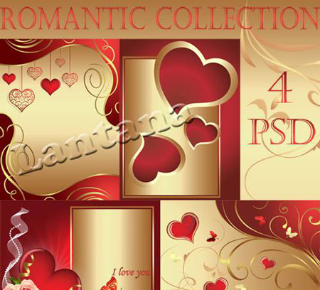 PSD исходник -  Романтическая коллекция