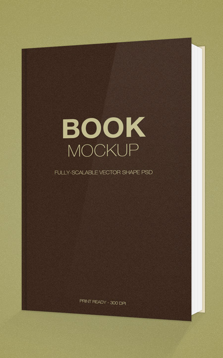 PSD исходник - Книга (Mock-Up)