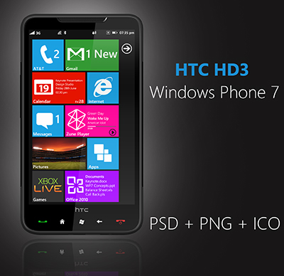 PSd исходники - HTC HD3