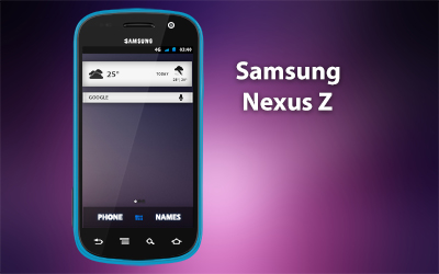 PSD исходник - Samsung Nexus Z