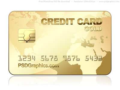 PSD исходник - Золотая карта
