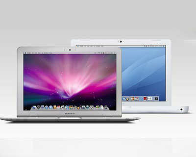 PSD исходник - MacBook Air & MacBook Pro