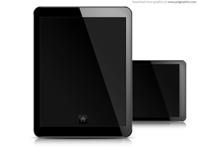 PSD исходник - Планшет (Tablet PC)