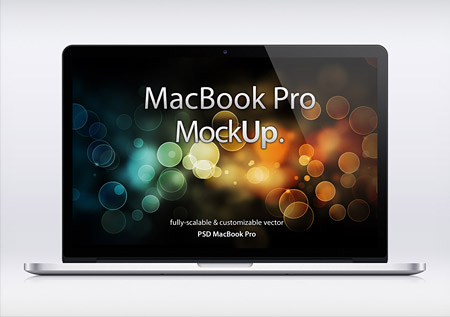PSD исходник -  MacBook  (Mock Up)