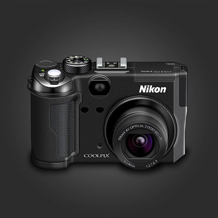 PSD исходник -  Камера Nikon  