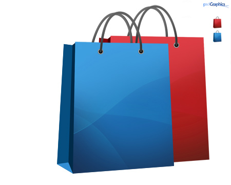 PSD исходник - shopping bag