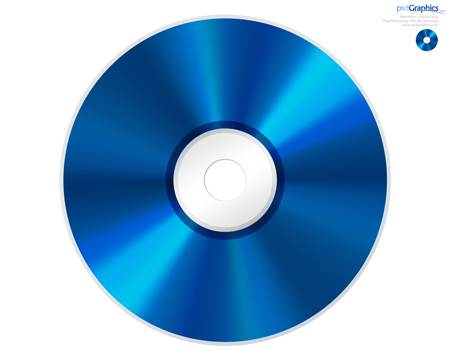 PSD исходник - blu ray disc icon