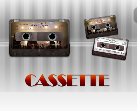 PSD исходник - Cassette