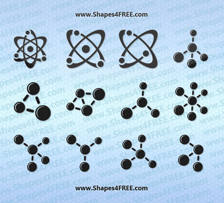 Фигуры - Молекулы и Атомы